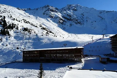 Wohnung in Arc 2000 mit Blick auf die Pisten