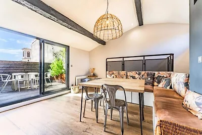 Herrliche 3-Bett-Wohnung mit Dachterrasse