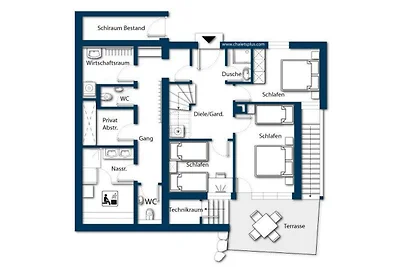 Freistehendes Chalet mit Sauna, wenige Gehmin...