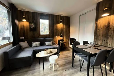 Apartment in Plagne mit Bergblick