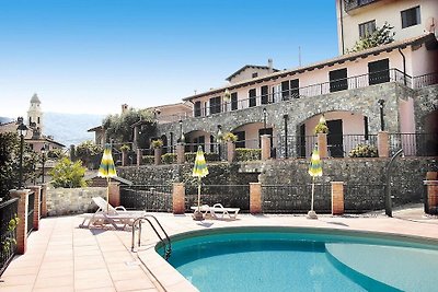 Apartment in Castellaro with communal pool