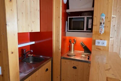 Apartment in Arc 2000 mit Blick auf die...