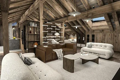 Chalet in Le Raffort mit Pool & Sauna