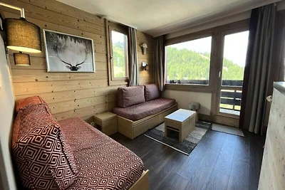 Wohnung in Plagne 1800 mit Bergblick