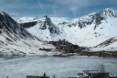 Apartment in Tignes mit Seeblick