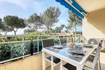 Wohnung in La Favière mit Meerblick