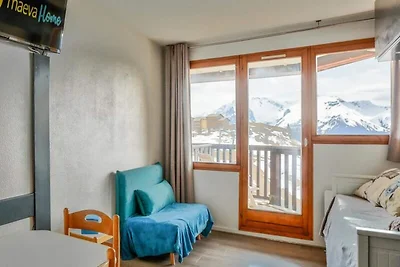 Wohnung in Alpe d'Huez mit Bergblick