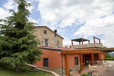 Ferienhaus in Trivigno mit privatem Pool