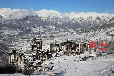 Wohnung in Vars mit Pistenblick