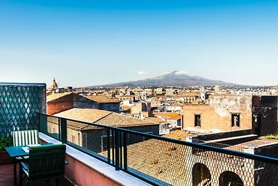 Terrazza con vista Etna e centro storico