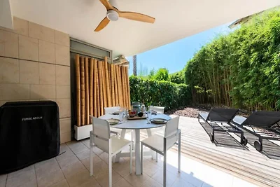 Appartement in Cannes met privétuin