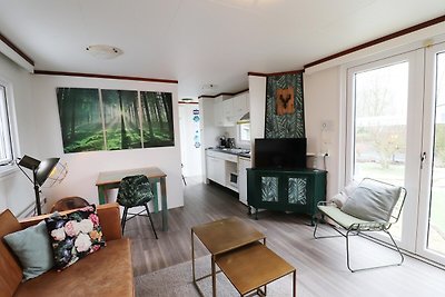 Modern chalet bij de Waddenzee