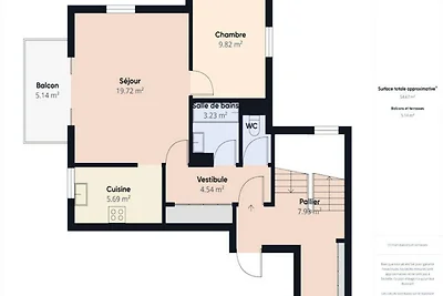 Wohnung in Concarneau in der Nähe von Sables...