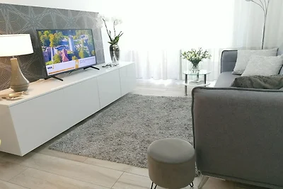 Wohnung nahe Ostsee mit Balkonblick