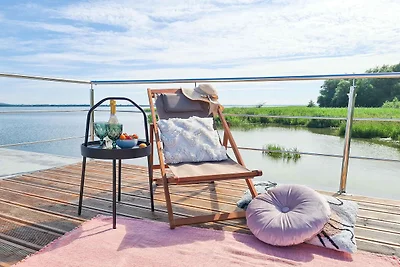 Hausboot in Łazy am Jamno-See und Meer