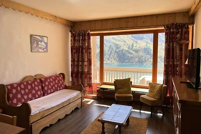 Apartment in Tignes mit Seeblick und Ski