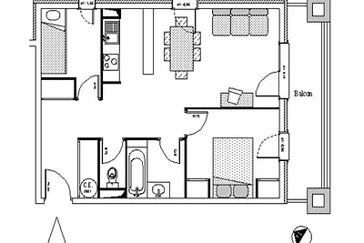 3 Zimmer für 6 Personen