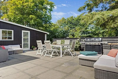 Ferienhaus in Hjørring im Innenhof