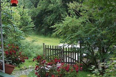 Rifugio solitario ai margini del bosco