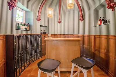 Kasteel in Ferrières met Vijvertuin