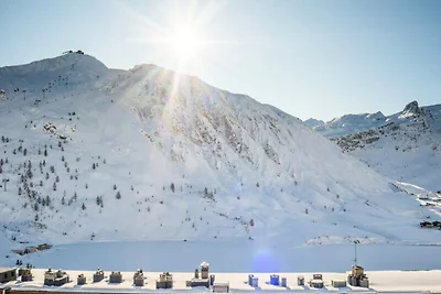 Wohnung in Tignes mit Gletscherblick