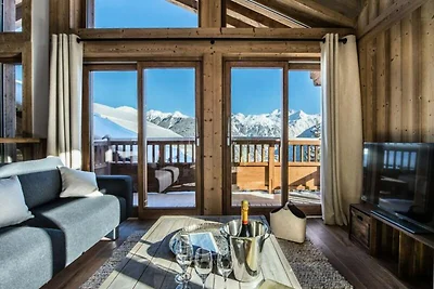 Chalet in Courchevel mit Blick auf den...
