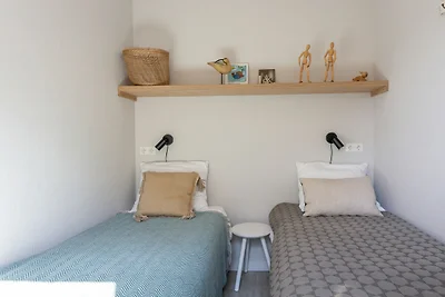 Ferienhaus am Strand mit Garten