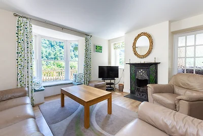 Prachtig vakantiehuis on Wye met een terras