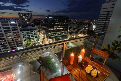 Wohnung in Warschau mit Stadtblick