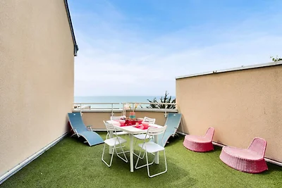 Apartment in Erquy mit Balkon und Meerblick