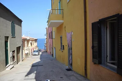 Apartment mit Terrasse und Meerblick,...