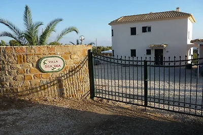 Villa a Kamaria con splendida vista
