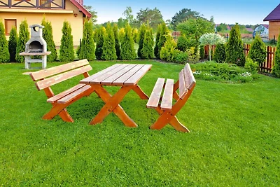 Połowa bliźniaka wakacyjnego, taras, plac...
