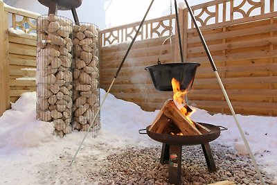 Traditionelles Holz-Chalet mit Sauna in...