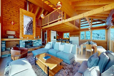 Chalet in Veysonnaz mit Whirlpool