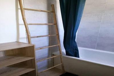 Duplex, 5 Minuten zu Fuß zum Strand