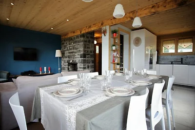 Chalet in Pernand mit Blick auf die Aravis