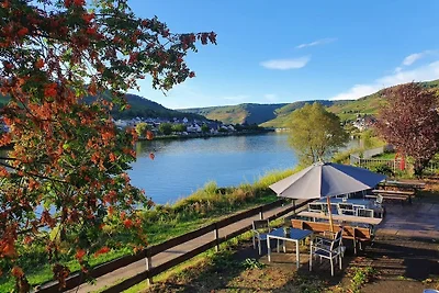 Hallenbach mit Moselblick