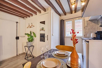 Elegante studio in het centrum van Parijs