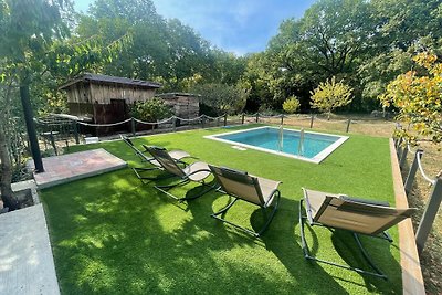 Ferienhaus mit privatem Pool