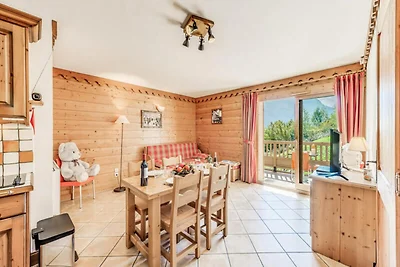 Appartement in Champagny met spa en uitzicht