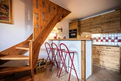 Ferienhaus in Le Chantel mit Blick auf den Mo...