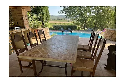 Ferienhaus in Carcès mit Badminton