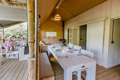 Glamping für 8 Personen in einer Ranger Lodge