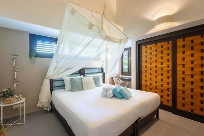 Flach, 10 Minuten zum Strand