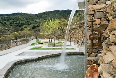 Ferienhaus mit Bergblick