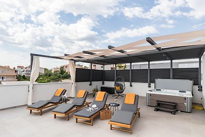 Luxe woning met terras en bubbelbad