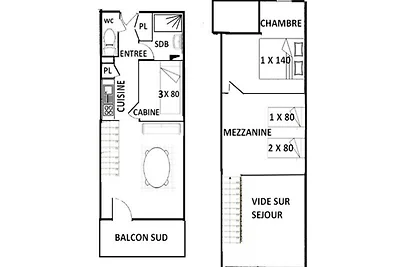 Apartment in Mont Bisanne mit Balkon