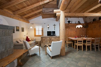 Apartment in a typical baita in the Dolomites...
