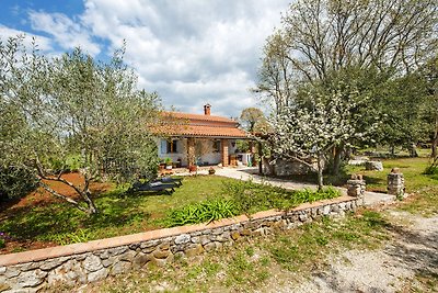 Ferienhaus auf dem Land mit Terrasse und Gart...